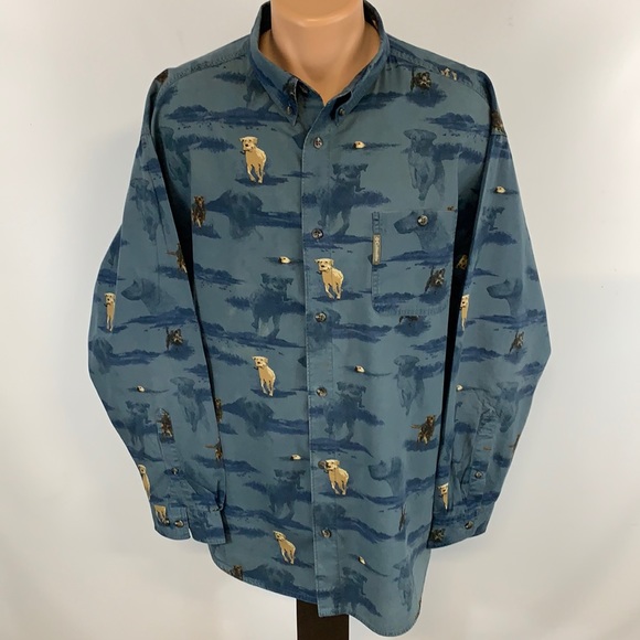 Columbia Other - Columbia River Lodge Retrievers long sleeve button down shirt.  XL